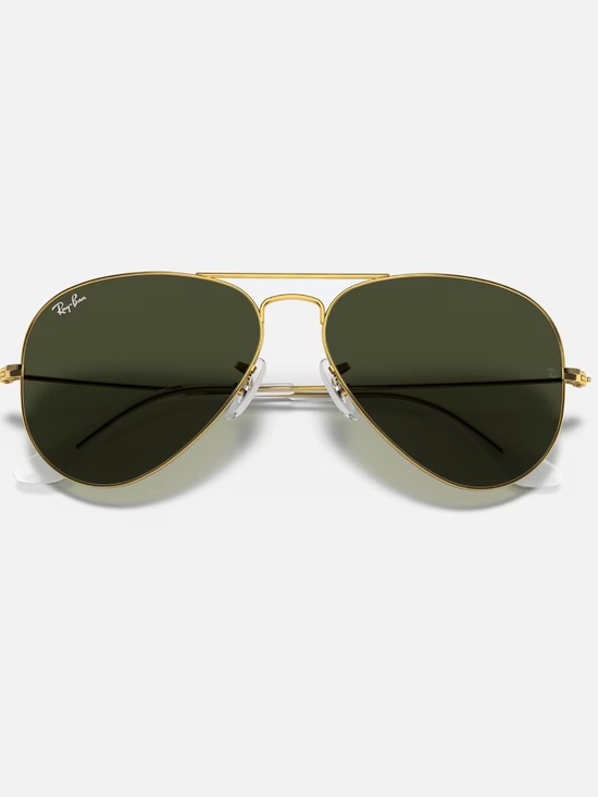 Ray-Ban Aviator Classic sunglasses (RB3025) gold frame/green lenses main image 11